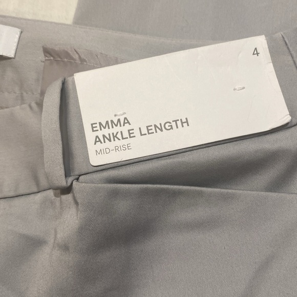 Liz Claiborne NWT Emma pant size 4 gray - Picture 2 of 6